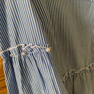 Ivanka Trump Blue and White Striped blouse